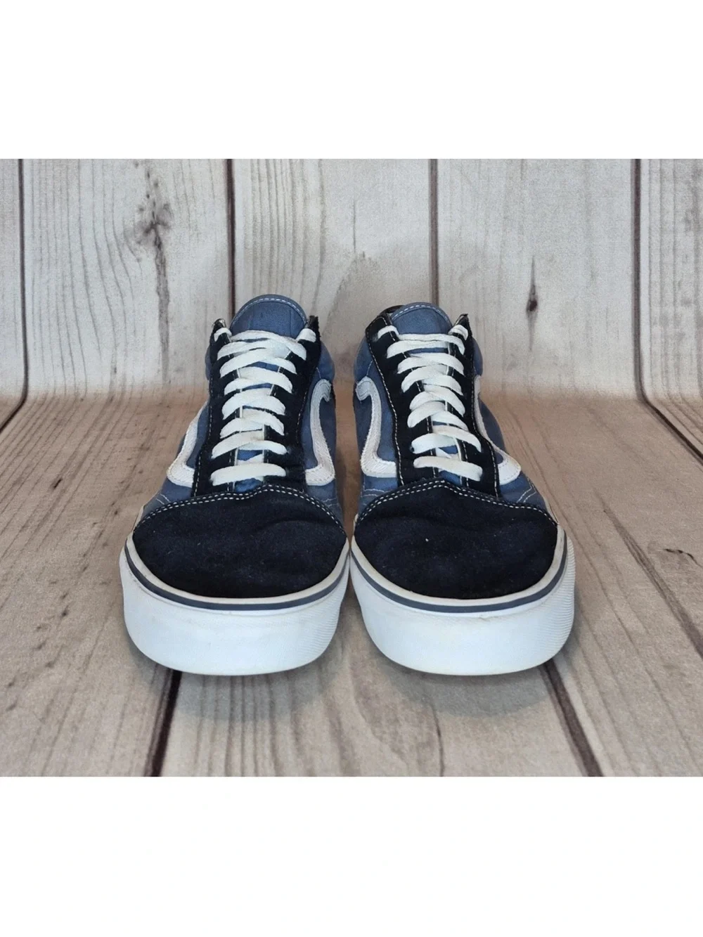 Vans Off The Wall Old Skool Men's Size 12 Black Suede Skateboarding Shoes